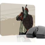 mousepad bastir Gta San Andreas Kaymaz Dikişli Kauçuk Oyuncu Mousepad V3 - 22X18 Gaming Mouse Pad Fare Altlığı