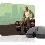 mousepad bastir Gta San Andreas Kaymaz Dikişli Kauçuk Oyuncu Mousepad V5 - 22X18 Gaming Mouse Pad Fare Altlığı