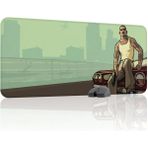 mousepad bastir Gta San Andreas Kaymaz Dikişli Kauçuk Oyuncu Mousepad V5 - 90X40 Xxl Gaming Mouse Pad Fare Altlığı