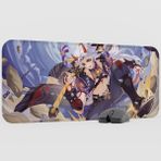 mousepad bastir Itto Genshin Impact Anime Oyuncu V1 - 70X30 Xl Gaming Mouse Pad Fare Altlığı