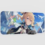 mousepad bastir Jean Genshin Impact Anime Oyuncu V1 - 70X30 Xl Gaming Mouse Pad Fare Altlığı