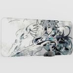 mousepad bastir Kaeya Genshin Impact Anime Oyuncu V1 - 90X40 Xxl Gaming Mouse Pad Fare Altlığı