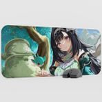 mousepad bastir Lan Yan Genshin Impact Anime Oyuncu V5 - 70X30 Xl Gaming Mouse Pad Fare Altlığı