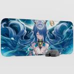 mousepad bastir Lauma Genshin Impact Anime Oyuncu V1 - 70X30 Xl Gaming Mouse Pad Fare Altlığı