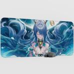 mousepad bastir Lauma Genshin Impact Anime Oyuncu V1 - 90X40 Xxl Gaming Mouse Pad Fare Altlığı