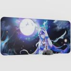mousepad bastir Lauma Genshin Impact Anime Oyuncu V3 - 90X40 Xxl Gaming Mouse Pad Fare Altlığı