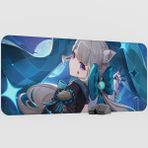 mousepad bastir Lynette Genshin Impact Anime Oyuncu V4 - 90X40 Xxl Gaming Mouse Pad Fare Altlığı