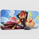 mousepad bastir Mavuika Genshin Impact Anime Oyuncu V1 - 70X30 Xl Gaming Mouse Pad Fare Altlığı