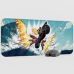mousepad bastir Mavuika Genshin Impact Anime Oyuncu V4 - 70X30 Xl Gaming Mouse Pad Fare Altlığı