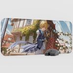 mousepad bastir Mika Genshin Impact Anime Oyuncu V1 - 70X30 Xl Gaming Mouse Pad Fare Altlığı
