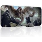 mousepad bastir Monster Hunter: World Kaymaz Dikişli Kauçuk Oyuncu Mousepad V2 - 70X30 Xl Gaming Mouse Pad Fare Altlığı