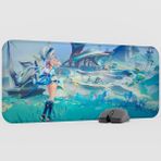 mousepad bastir Mualani Genshin Impact Anime Oyuncu V2 - 70X30 Xl Gaming Mouse Pad Fare Altlığı