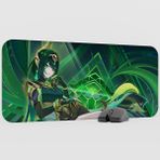 mousepad bastir Nefer Genshin Impact Anime Oyuncu V1 - 70X30 Xl Gaming Mouse Pad Fare Altlığı