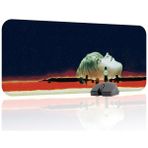 mousepad bastir Neon Genesis Evangelion Kaymaz Dikişli Kauçuk Oyuncu Mousepad V5 - 70X30 Xl Gaming Mouse Pad Fare Altlığı