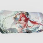 mousepad bastir Nilou Genshin Impact Anime Oyuncu V2 - 90X40 Xxl Gaming Mouse Pad Fare Altlığı