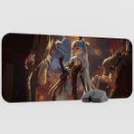 mousepad bastir Ningguang Genshin Impact Anime Oyuncu V4 - 70X30 Xl Gaming Mouse Pad Fare Altlığı