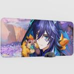 mousepad bastir Ororon Genshin Impact Anime Oyuncu V3 - 90X40 Xxl Gaming Mouse Pad Fare Altlığı