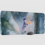 mousepad bastir Qiqi Genshin Impact Anime Oyuncu V3 - 90X40 Xxl Gaming Mouse Pad Fare Altlığı