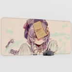 mousepad bastir Qiqi Genshin Impact Anime Oyuncu V5 - 90X40 Xxl Gaming Mouse Pad Fare Altlığı