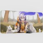 mousepad bastir Razor Genshin Impact Anime Oyuncu V1 - 90X40 Xxl Gaming Mouse Pad Fare Altlığı