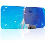 mousepad bastir Re Zero Kaymaz Dikişli Kauçuk Oyuncu Mousepad V1 - 70X30 Xl Gaming Mouse Pad Fare Altlığı