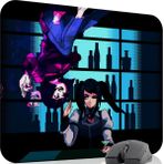 mousepad bastir Va-11 Hall-A Kaymaz Dikişli Kauçuk Oyuncu Mousepad V1 - 48X40 Xl Gaming Mouse Pad Fare Altlığı