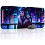 mousepad bastir Va-11 Hall-A Kaymaz Dikişli Kauçuk Oyuncu Mousepad V2 - 70X30 Xl Gaming Mouse Pad Fare Altlığı