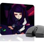 mousepad bastir Va-11 Hall-A Kaymaz Dikişli Kauçuk Oyuncu Mousepad V3 - 22X18 Gaming Mouse Pad Fare Altlığı