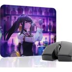 mousepad bastir Va-11 Hall-A Kaymaz Dikişli Kauçuk Oyuncu Mousepad V4 - 22X18 Gaming Mouse Pad Fare Altlığı