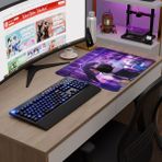 mousepad bastir Va-11 Hall-A Kaymaz Dikişli Kauçuk Oyuncu Mousepad V4 - 48X40 Xl Gaming Mouse Pad Fare Altlığı