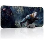mousepad bastir Witcher 3 Kaymaz Dikişli Kauçuk Oyuncu Mousepad V4 - 70X30 Xl Gaming Mouse Pad Fare Altlığı