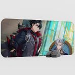 mousepad bastir Wriothesley Genshin Impact Anime Oyuncu V4 - 70X30 Xl Gaming Mouse Pad Fare Altlığı