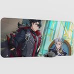 mousepad bastir Wriothesley Genshin Impact Anime Oyuncu V4 - 90X40 Xxl Gaming Mouse Pad Fare Altlığı