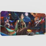 mousepad bastir Xianyun Genshin Impact Anime Oyuncu V1 - 90X40 Xxl Gaming Mouse Pad Fare Altlığı
