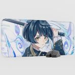 mousepad bastir Xingqiu Genshin Impact Anime Oyuncu V4 - 70X30 Xl Gaming Mouse Pad Fare Altlığı