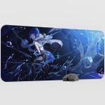 mousepad bastir Yelan Genshin Impact Anime Oyuncu V4 - 90X40 Xxl Gaming Mouse Pad Fare Altlığı