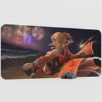 mousepad bastir Yoimiya Genshin Impact Anime Oyuncu V4 - 90X40 Xxl Gaming Mouse Pad Fare Altlığı