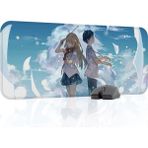mousepad bastir Your Lie In April Kaymaz Dikişli Kauçuk Oyuncu Mousepad V1 - 70X30 Xl Gaming Mouse Pad Fare Altlığı