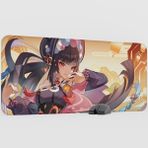 mousepad bastir Yun Jin Genshin Impact Anime Oyuncu V2 - 90X40 Xxl Gaming Mouse Pad Fare Altlığı