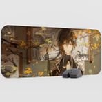 mousepad bastir Zhongli Genshin Impact Anime Oyuncu V2 - 70X30 Xl Gaming Mouse Pad Fare Altlığı