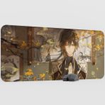 mousepad bastir Zhongli Genshin Impact Anime Oyuncu V2 - 90X40 Xxl Gaming Mouse Pad Fare Altlığı
