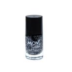MOV Glitter No:04 Oje siyah beyaz