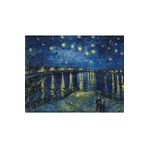 MOVAS Sanat Rhone Üzerinde Yıldızlı Gece - Vincent Van Gogh | Elmas Mozaik Puzzle | 50x39 |
