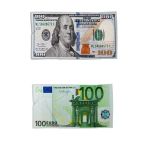 move home Dolar Euro Desenli Dekoratif El Havlusu 50x90cm 2adet