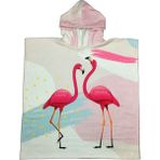 Movebeach Çocuk Panço Plaj Havlusu 8-12 Yaş - 75 x 75 cm - Pembe