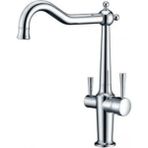 Movecci Dual Flow Çift Akışlı Eviye Mutfak Bataryası Ingiliz Tarzı - Krom