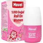 Movel Doğal Roll On Deodorant 75ML Kadın Ter Kokularını Önler Leke Bırakmaz - 75 ml