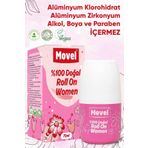 movel Doğal Roll On Deodorant 75ml Kadın Ter Kokularını Önler Leke Bırakmaz