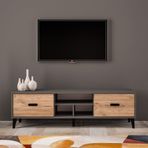 Movemo 160 cm TV Sehpası Antrasit-Çam