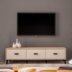 Movemo 180 cm TV Sehpası Atlantik Çam Dor